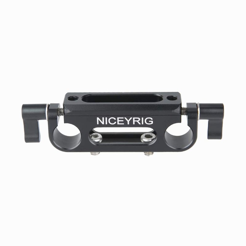 NICEYRIG 15mm Rod Clamp with NATO Rail for 15mm Rod Railblock Support System, Follow Focus, DSLR Camera Cage - 333 - Image 1